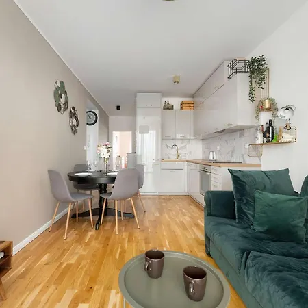 Spacious In Wroclaw With A Desk For Remote Work And A Balcony By Renters Wrocław